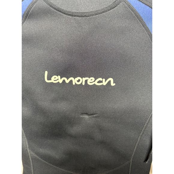 Lemorecn Mens Wetsuits Jumpsuit Neoprene 3/2mm Full Body Diving Suit Size Small - Picture 2 of 5